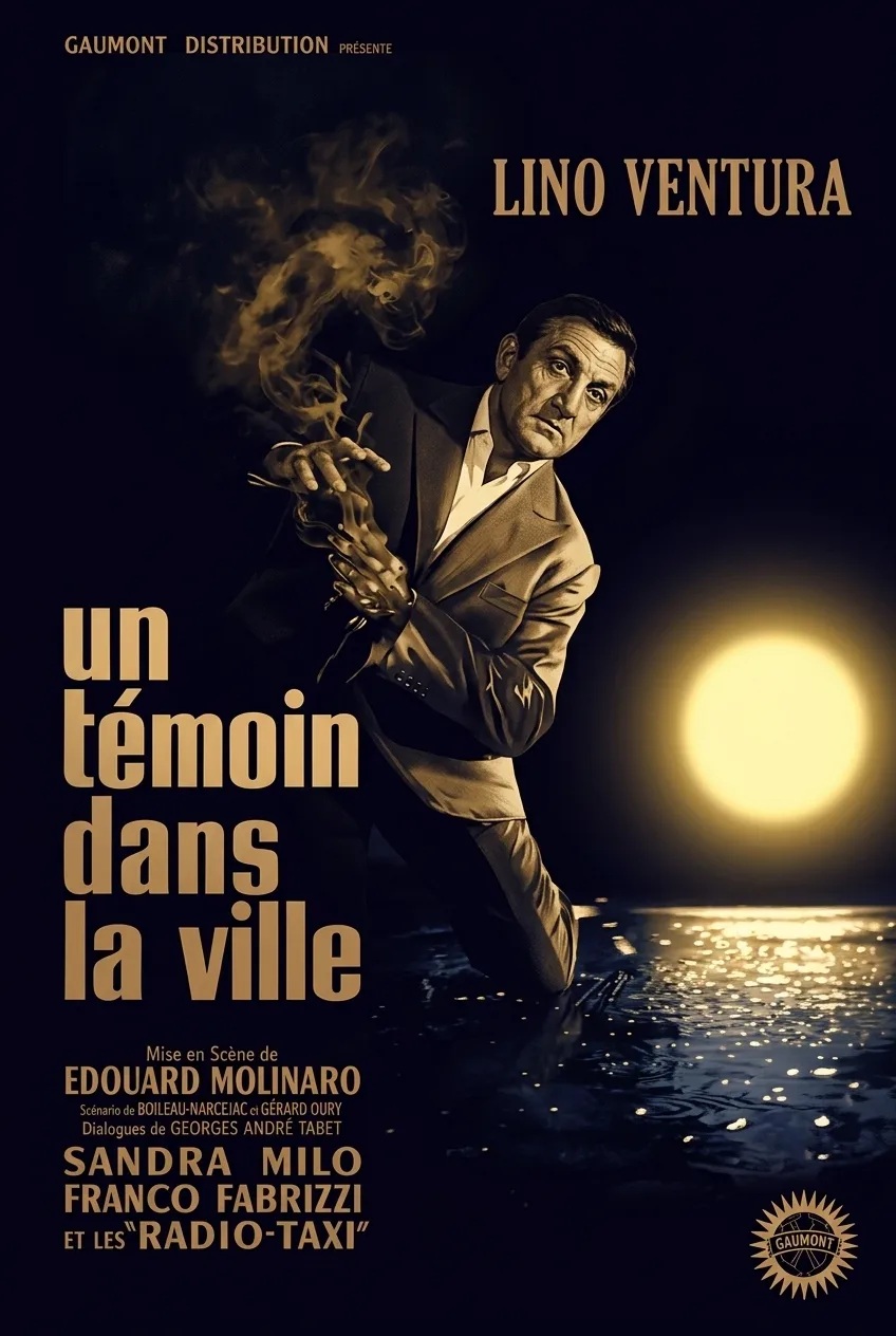 EN - Un Temoin Dans La Ville, Witness In The City (1959) (FRENCH ENG-SUB) LINO VENTURA
